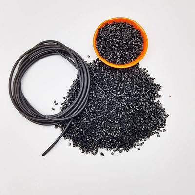 TPU GRS Geri Dönüştürülmüş Malzemeler Termo Plastik Polyurethane Siyah Pellet