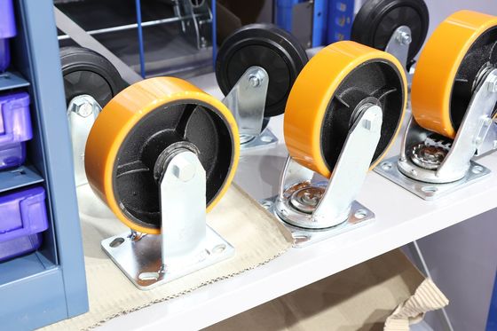 Castor Quay Tekerlek Kaplama Ham Madde Fiber TPU İyi Sertlik Hidrolitik Direnç Kimyasal Direnç Süper Aşınma Malzemesi