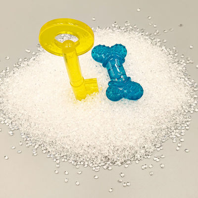 Yüksek Şeffaf TPU Evcil hayvan oyuncakları Yaklaşık 5-6 mm Şeffaflık, İyi Geri Dönüş, Mükemmel Sertlik