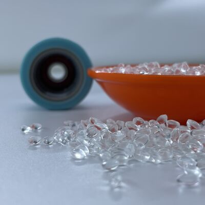 Tekerlek üretiminde kullanılan ses emici ve aşınmaya dayanıklı TPU malzemesi